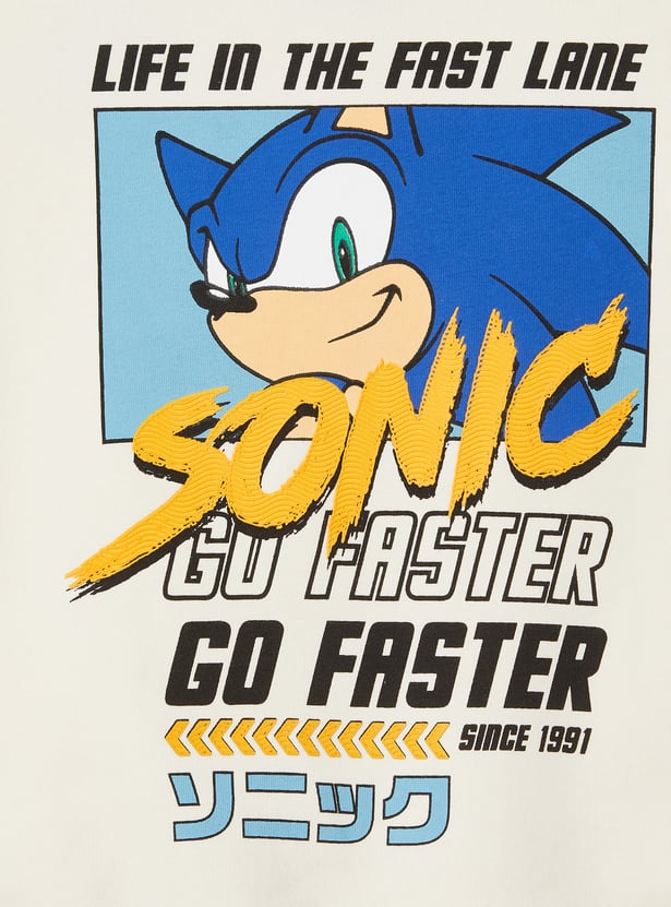 Boys Sonic Print Sweatshirt