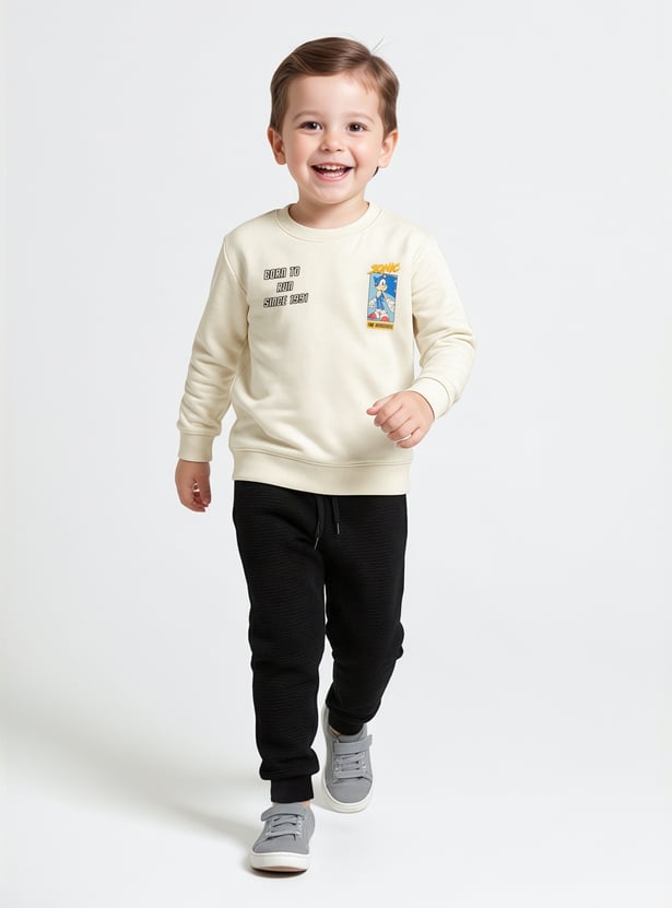 Boys Sonic Print Sweatshirt