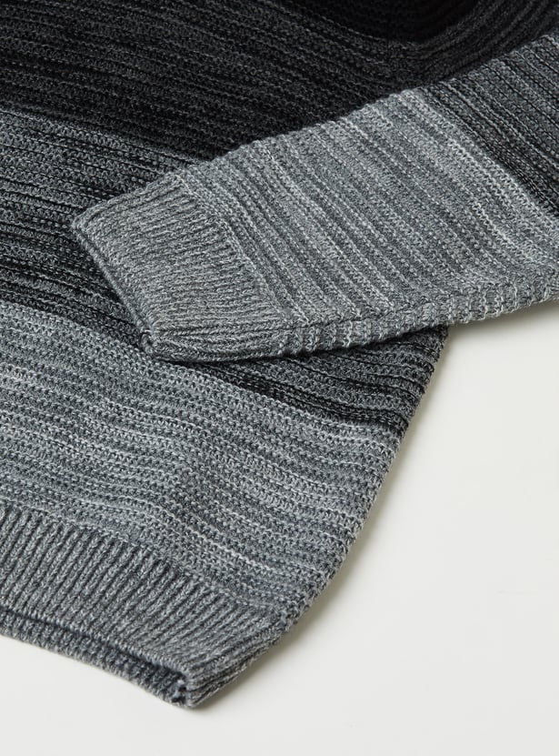 Boys Colourblock Knit Sweater