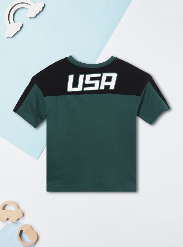 Boys Printed Shorts Set