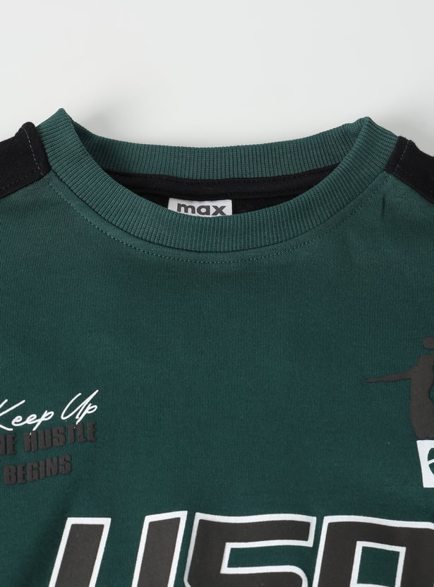 Boys Printed Shorts Set