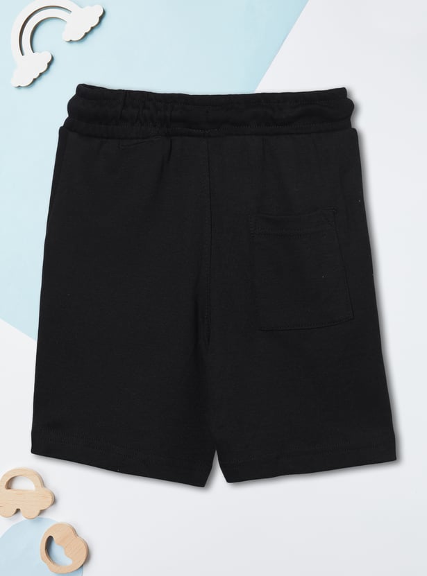 Boys Printed Shorts Set