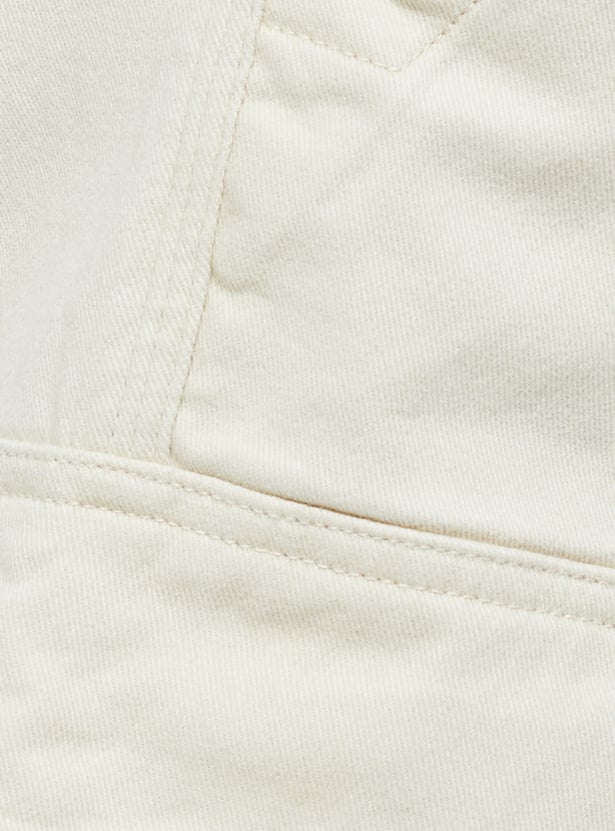 URB_N Men Solid Regular Fit Cargo Trousers