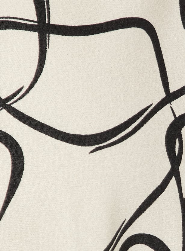 Women Printed Wrap Dress