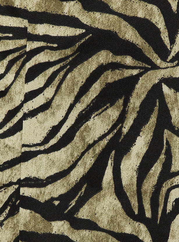 Women Printed Wrap Dress