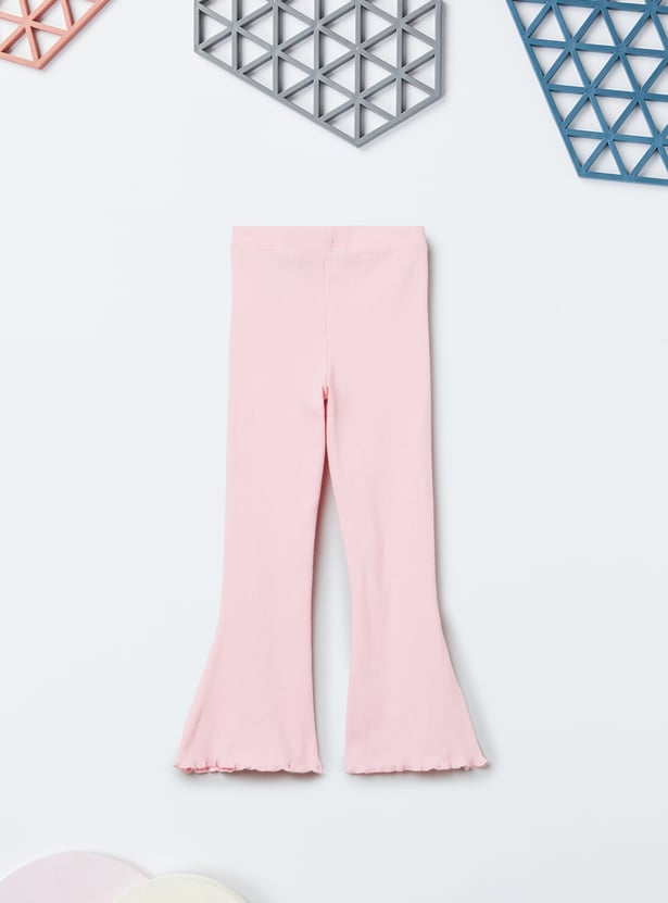 Girls Mickey Printed Trousers Set