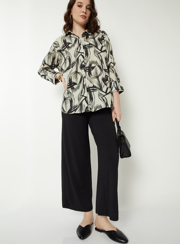 Women Ribbed Trousers