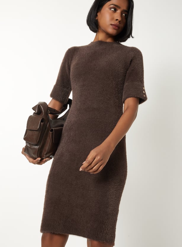 Women Knit Bodycon Dress