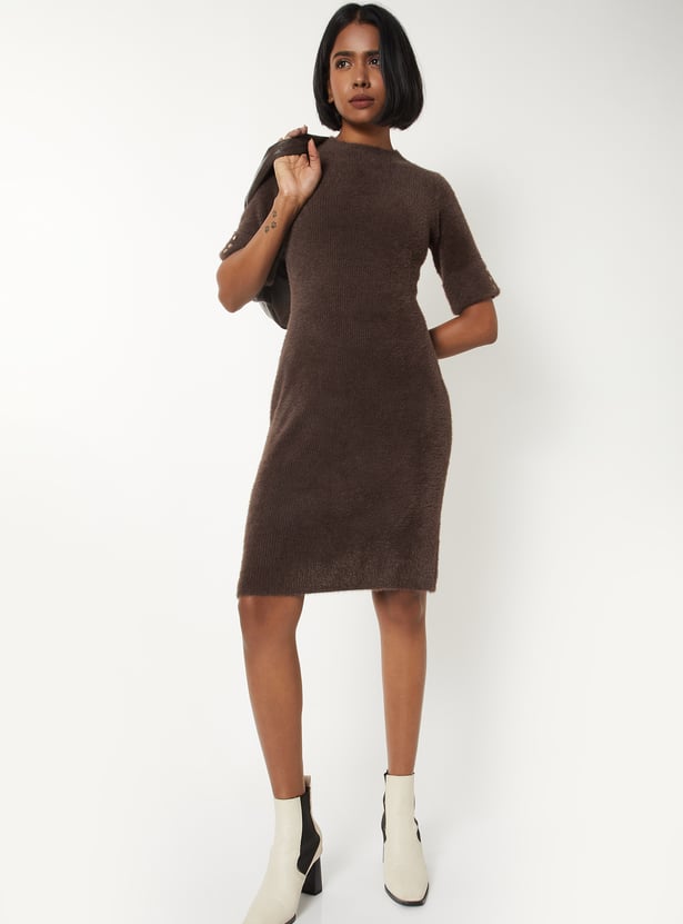 Women Knit Bodycon Dress
