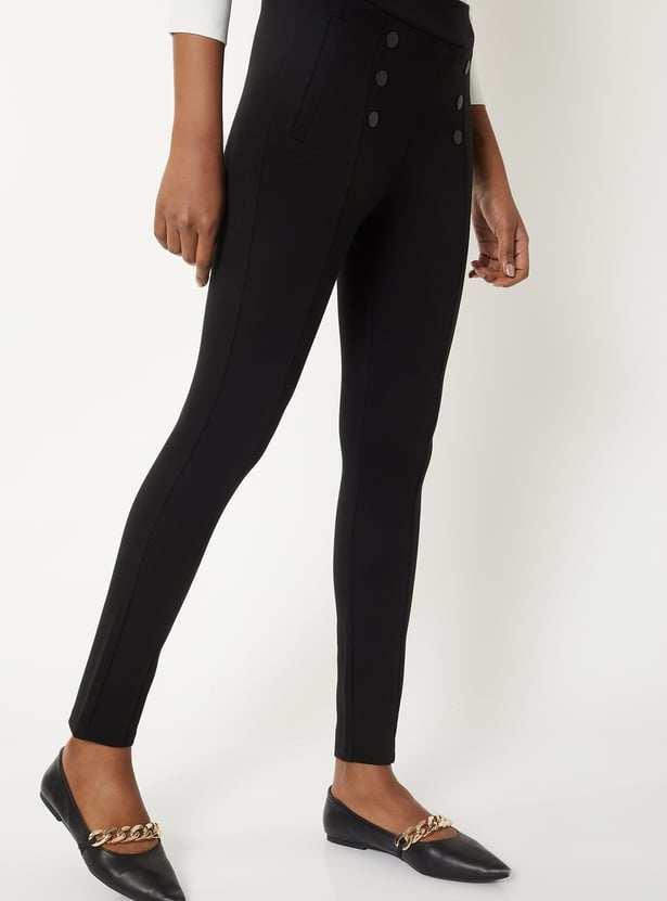 Women Solid Trousers