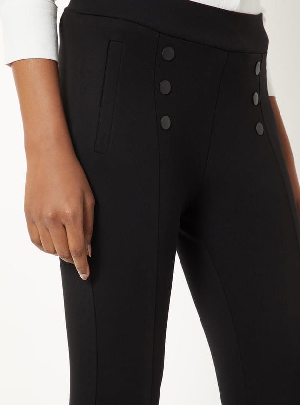 Women Solid Trousers