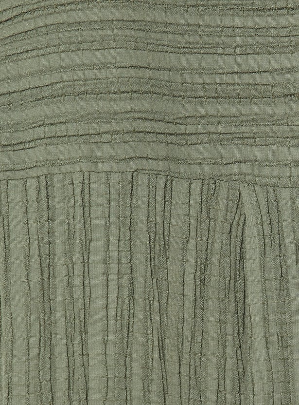 Women Textured Regular Fit Shirt