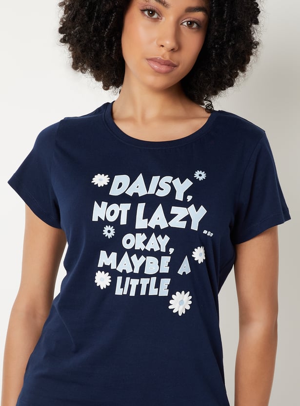 Women Printed PJ Set