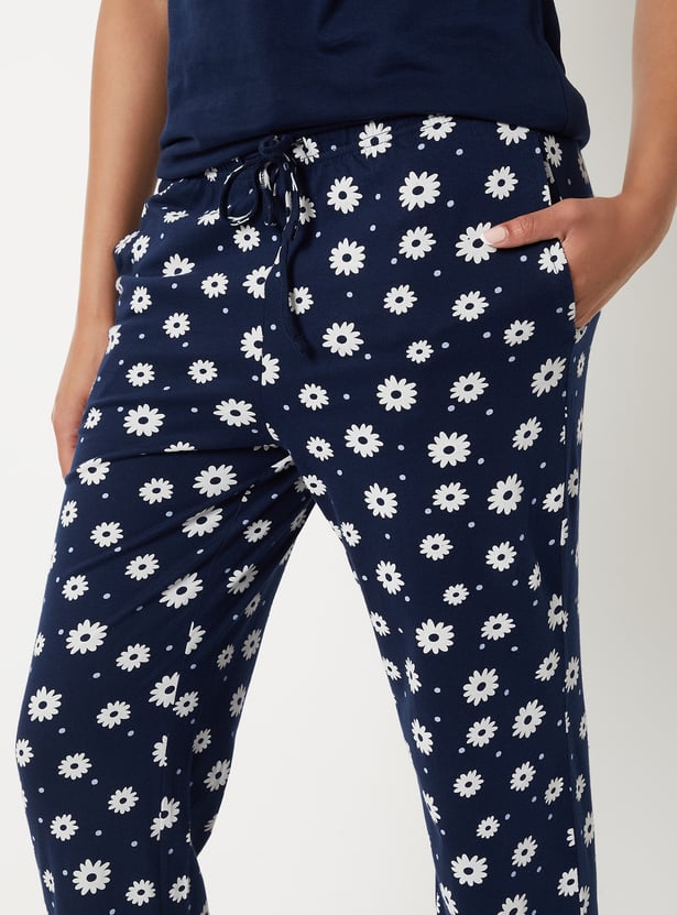 Women Printed PJ Set