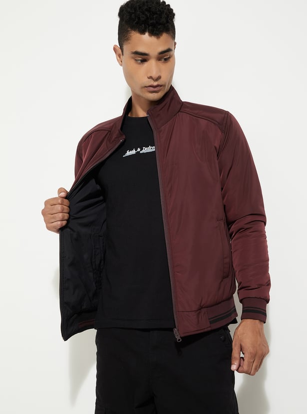 URB_N Men Solid Reversible Jacket