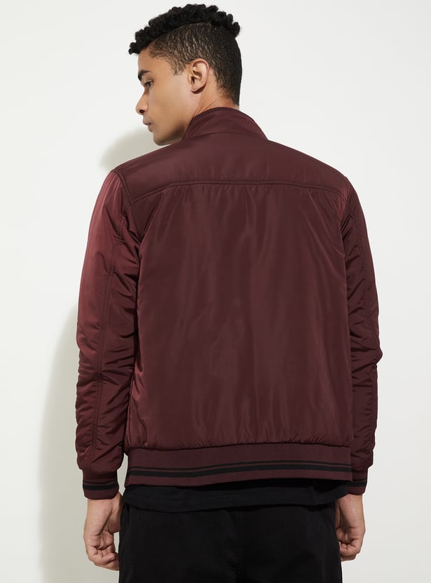 URB_N Men Solid Reversible Jacket