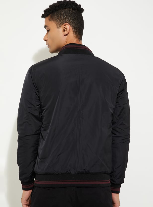 URB_N Men Solid Reversible Jacket