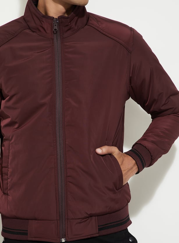 URB_N Men Solid Reversible Jacket