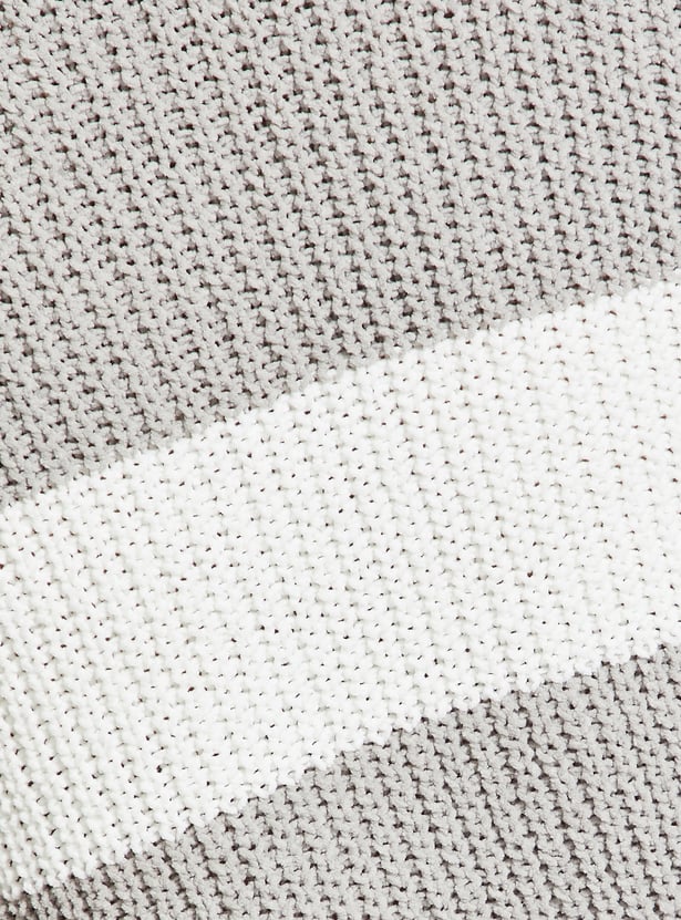 URB_N Men Knit Striped Sweater