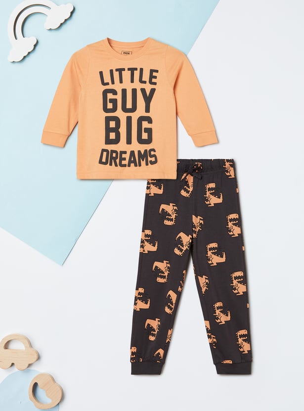Boys Printed Sleepwear Set