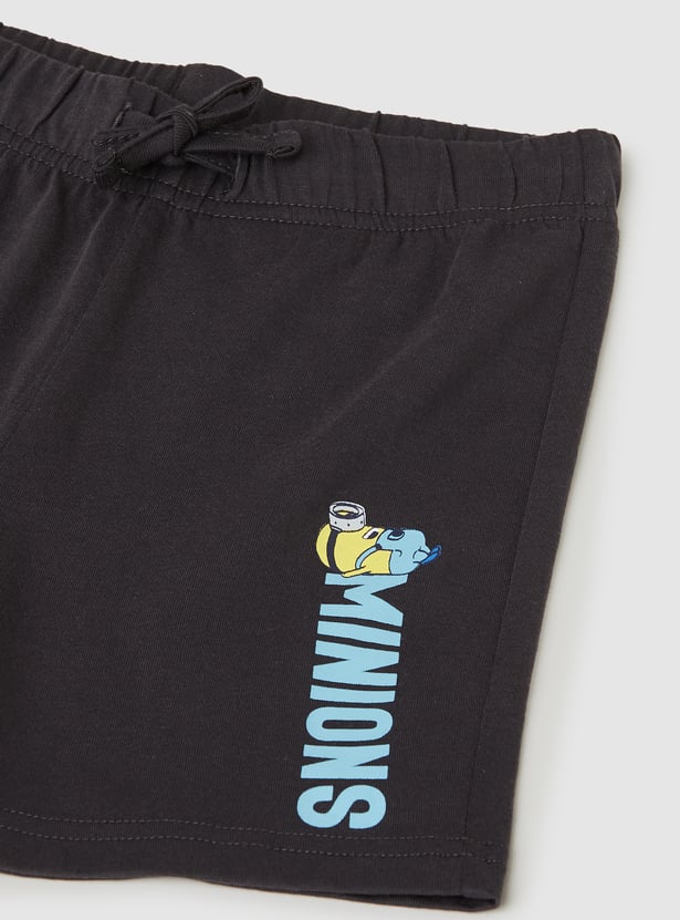 Boys Minnion Print Sleepwear Set