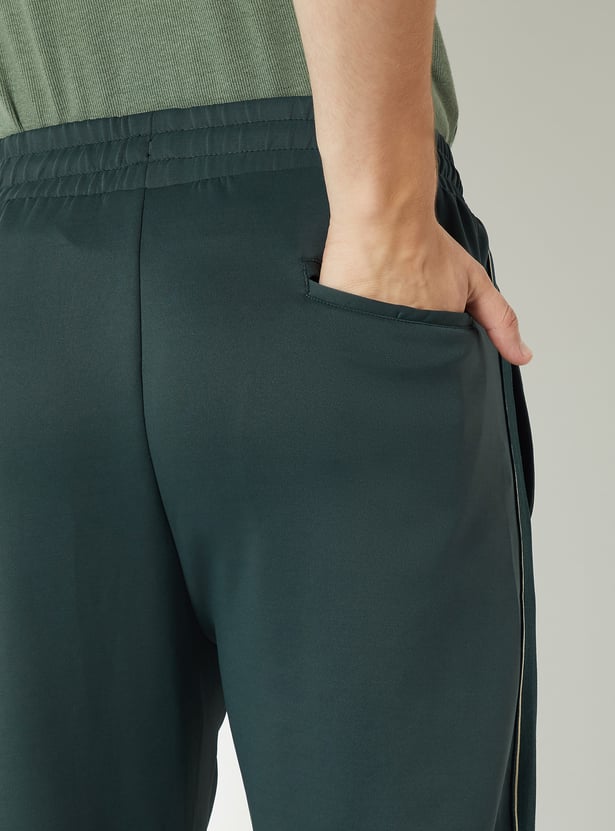 Men Side Tape Athleisure Track Pants