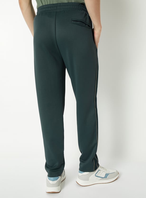 Men Side Tape Athleisure Track Pants