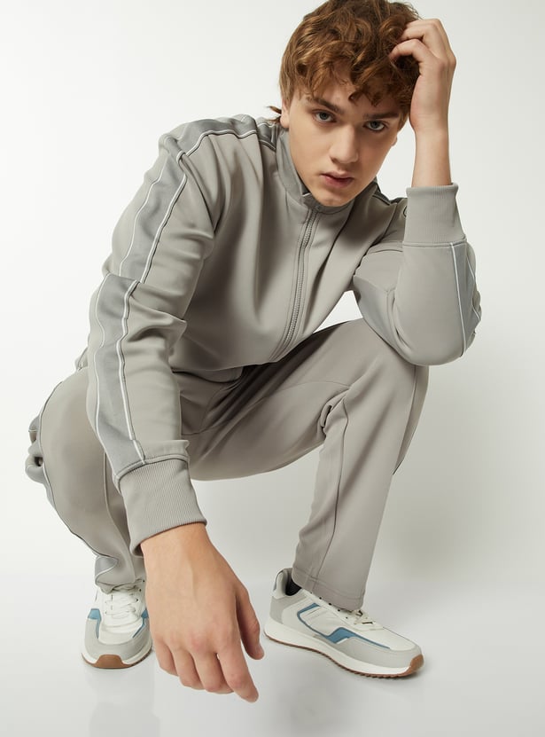 Men Side Tape Athleisure Sweatshirt