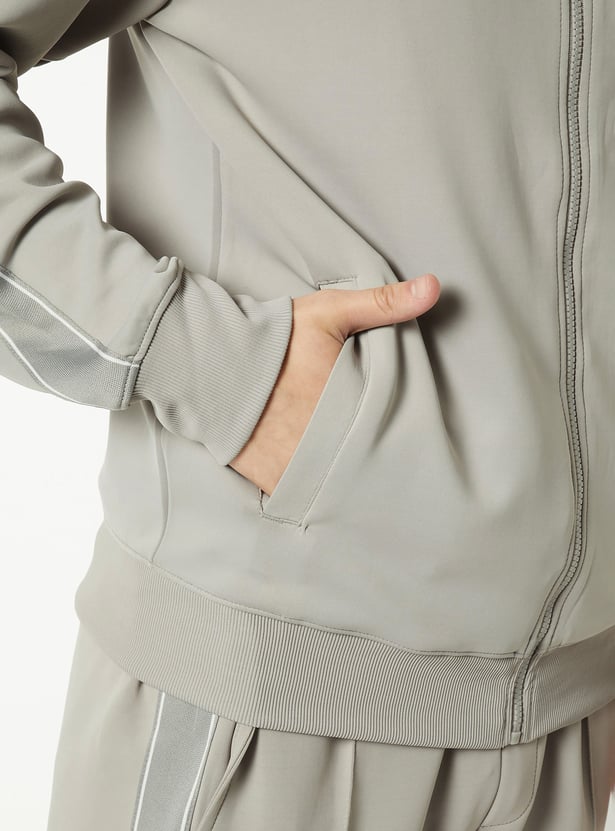 Men Side Tape Athleisure Sweatshirt