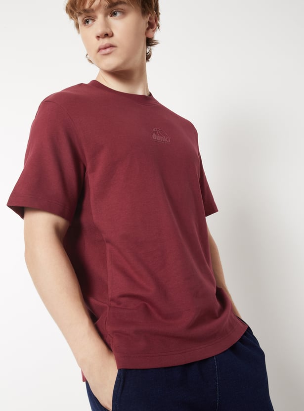 Men Solid Sports T-shirt