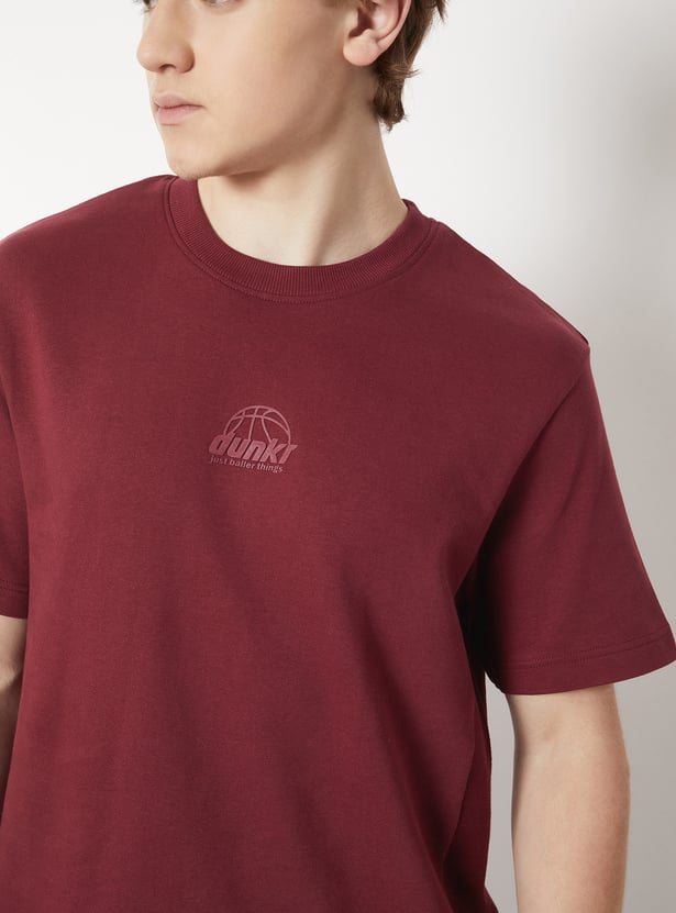 Men Solid Sports T-shirt