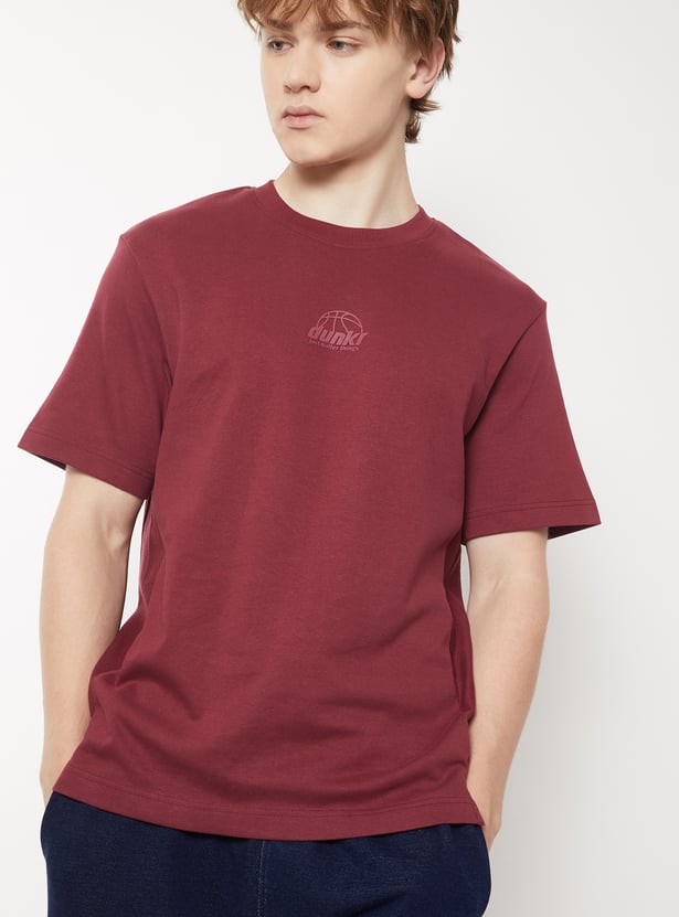 Men Solid Sports T-shirt