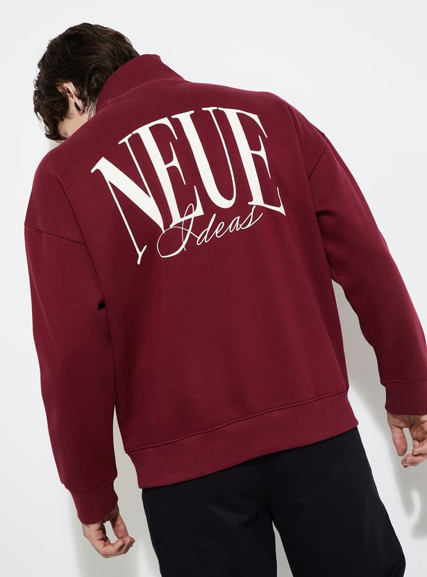 URB_N Men Printed Oversized Sweatshirt