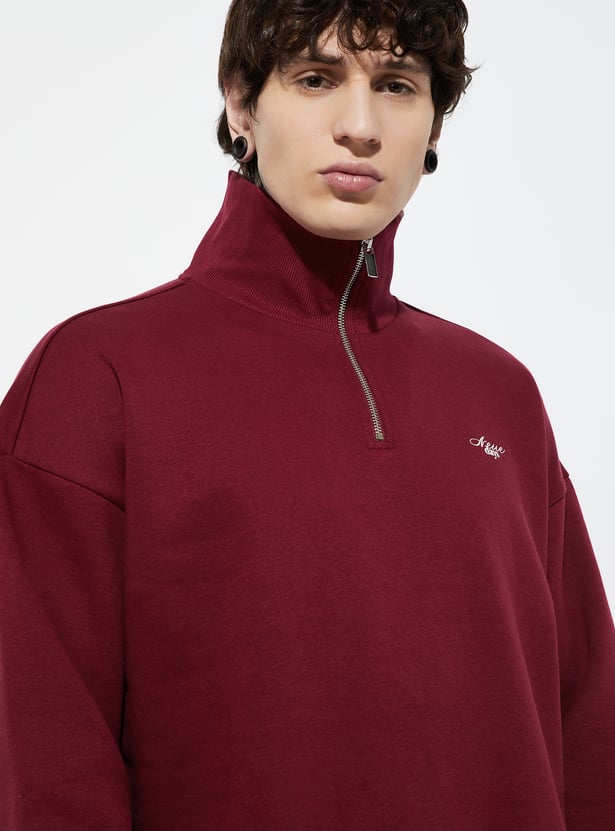 URB_N Men Printed Oversized Sweatshirt