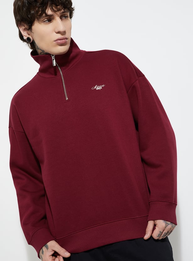 URB_N Men Printed Oversized Sweatshirt