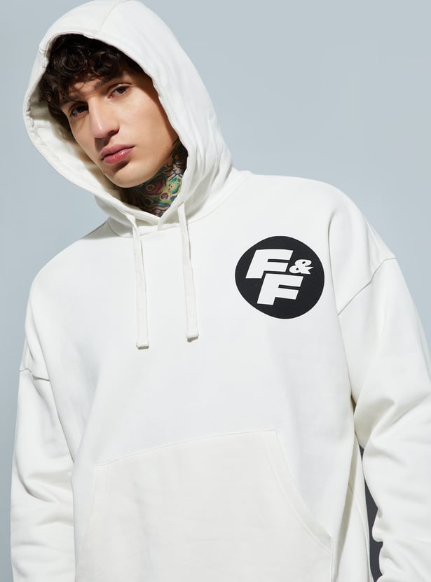 URB_N Men Fast & Furious Back Print Oversized Sweatshirt