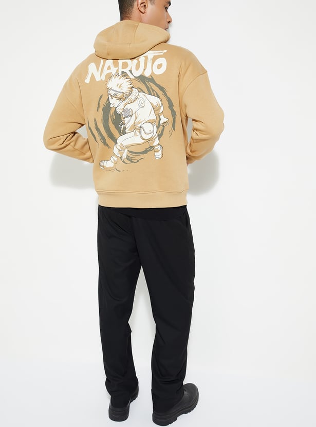URB_N Men Naruto Printed Oversized Sweatshirt