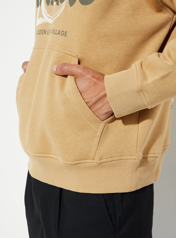 URB_N Men Naruto Printed Oversized Sweatshirt