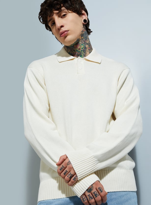 URB_N Men Textured Sweater