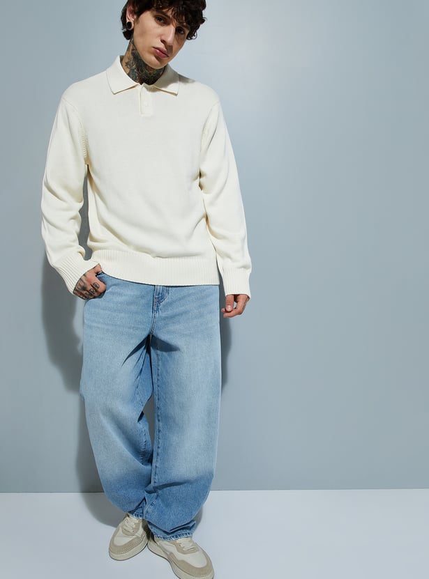 URB_N Men Textured Sweater