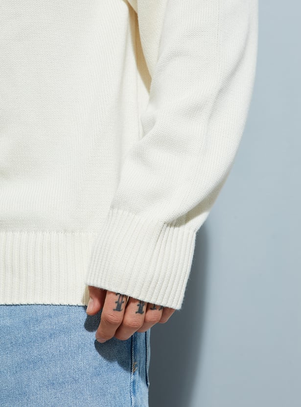 URB_N Men Textured Sweater