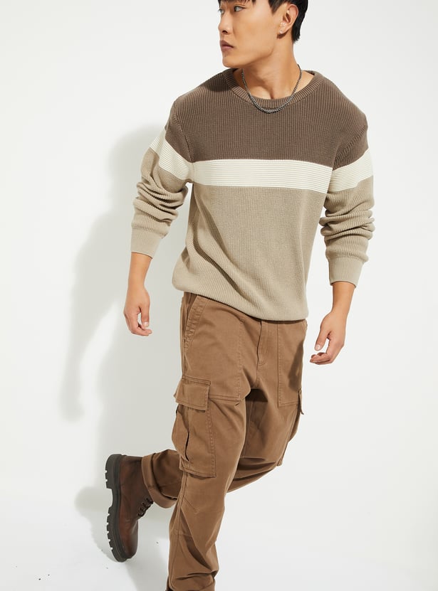 URB_N Men Colourblock Sweater