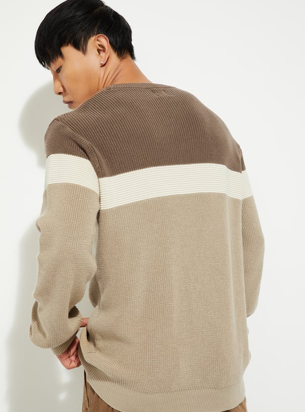 URB_N Men Colourblock Sweater