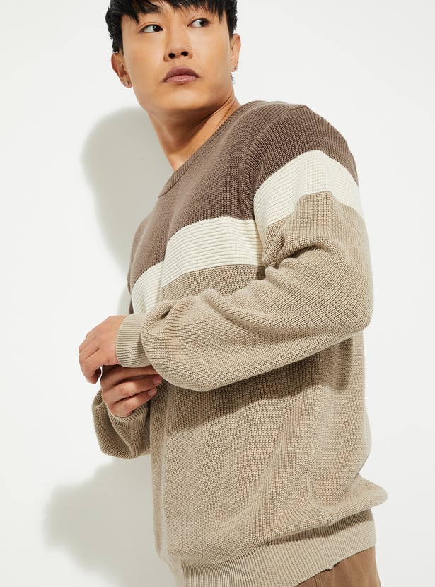 URB_N Men Colourblock Sweater