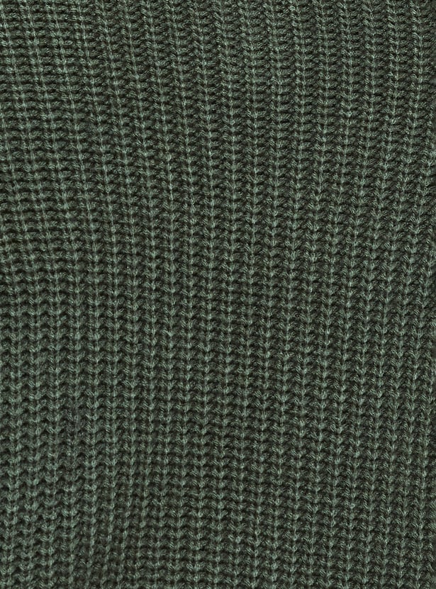 URB_N Men Solid Knit Sweater