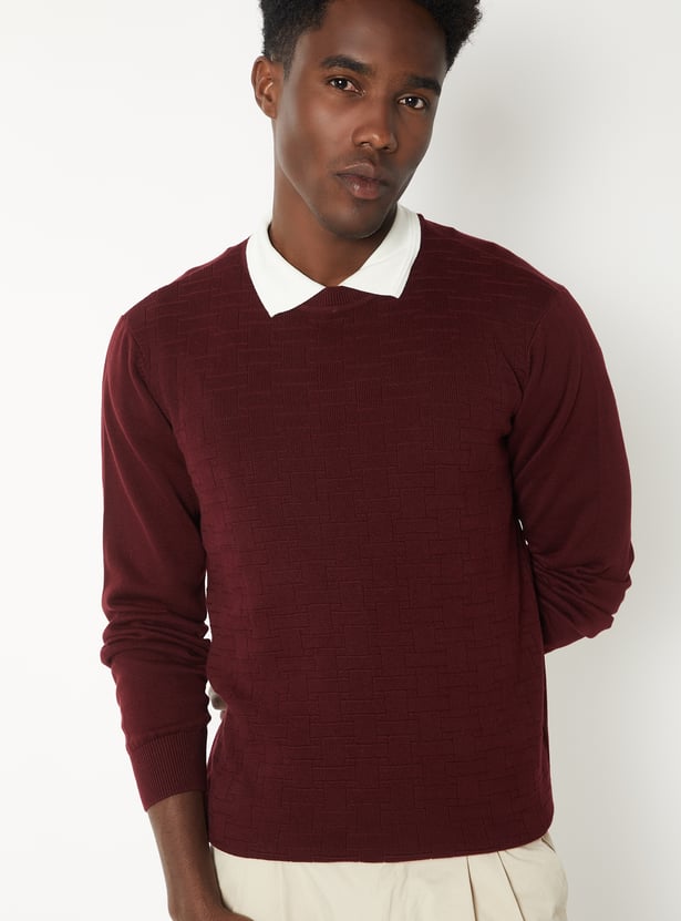 Men Slim Fit Knit Sweater