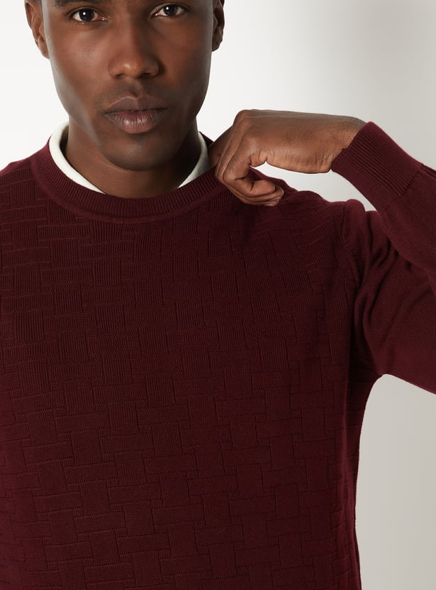 Men Slim Fit Knit Sweater