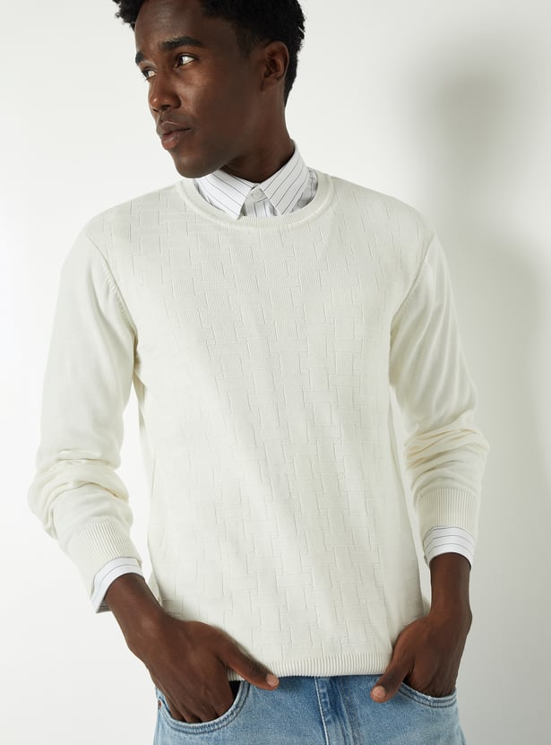 Men Slim Fit Knit Sweater