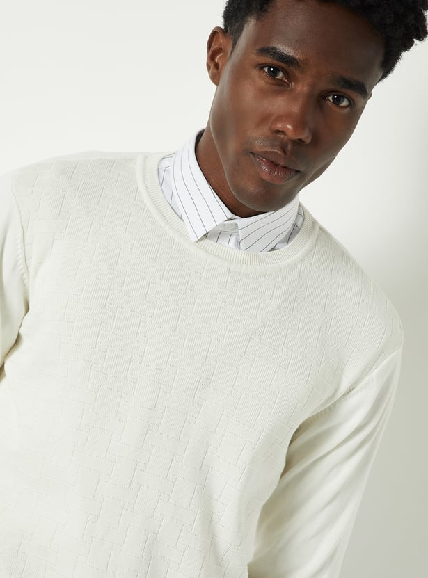 Men Slim Fit Knit Sweater