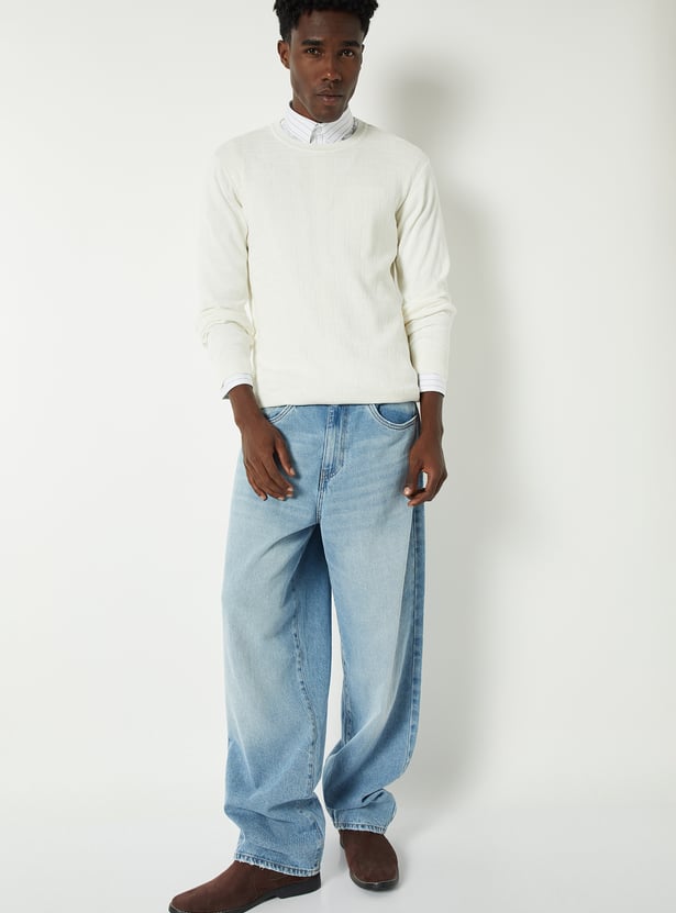 Men Slim Fit Knit Sweater